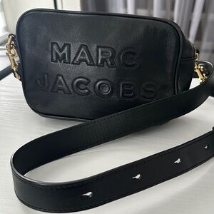 Marc Jacobs Black embossed Crossbody handbag
